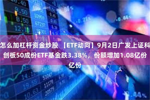 怎么加杠杆资金炒股 【ETF动向】9月2日广发上证科创板50